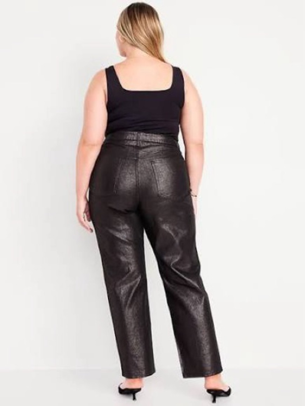 Old Navy Shimmery Brown Cropped Jeans - Picture 5 of 5